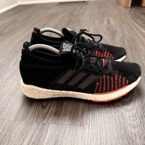 Adidas PureBOOST HD Mens Running Shoes Black Red Sz Athletic Sneakers 7M/8.5W